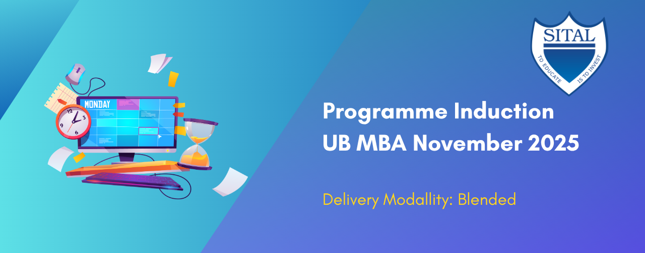UB MBA Programme Induction November 2025