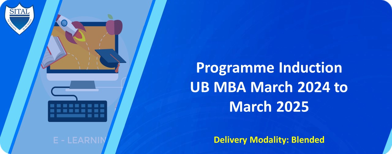 UB MBA Programme Induction March 2024