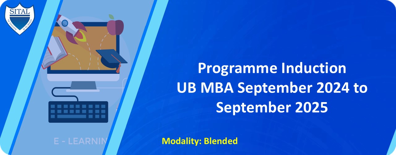 UB MBA Programme Induction November 2024